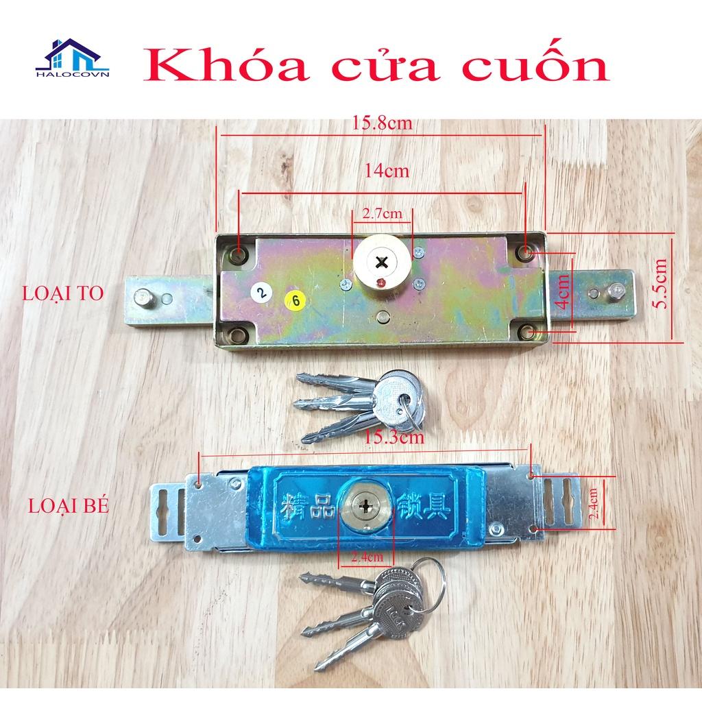 Khóa cửa cuốn cơ loại to và bé