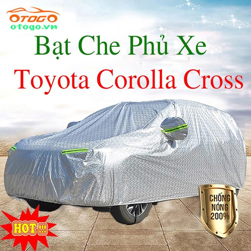 Bạt phủ ô tô xe toyota corolla cross cao cấp, áo chùm xe hơi