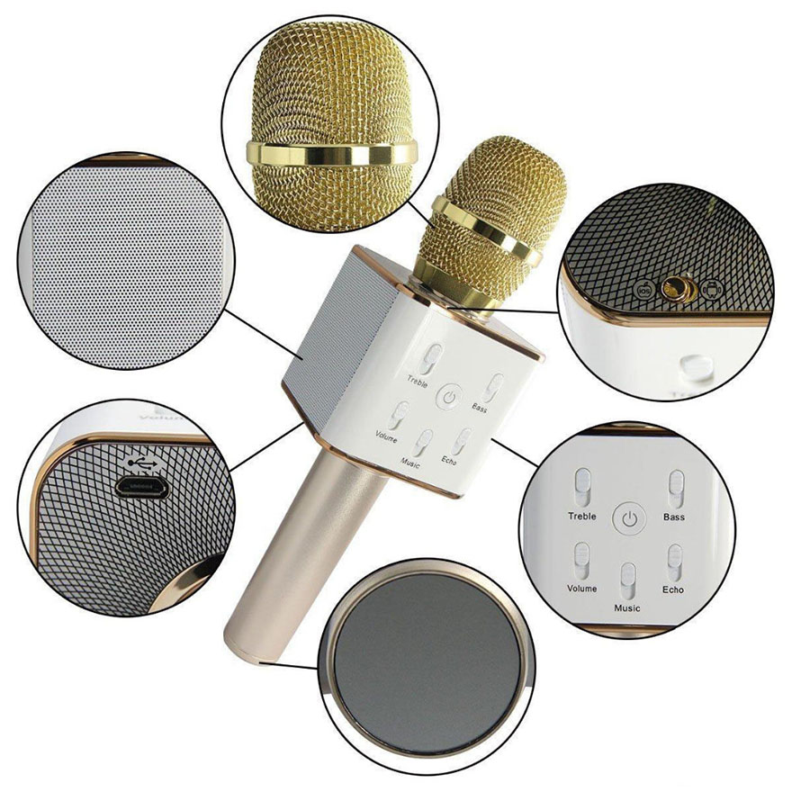 Mic Hát Karaoke Bluetooth Q7