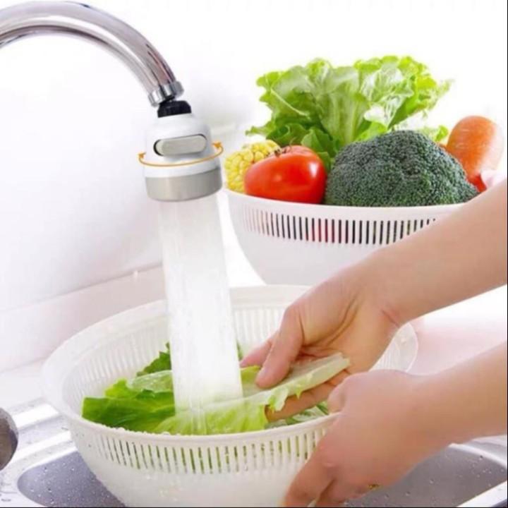 Đầu Vòi Rửa Chén Bát Tăng Áp, Điều Hướng Xoay 360 Độ, 3 Chế Độ, Tiết Kiệm Nước - Hàng Loại 1