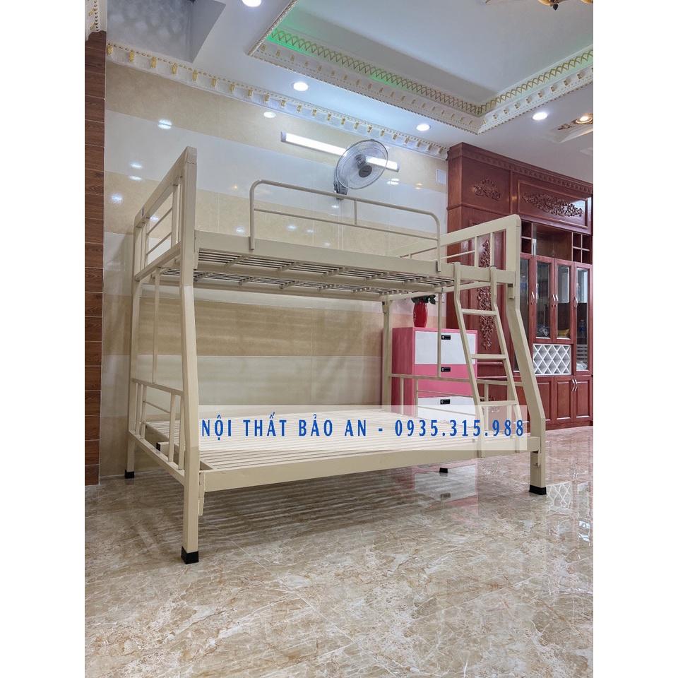 Giường sắt Tầng BẢO AN Trên 1m2 Dưới 1m4 Dài 2m