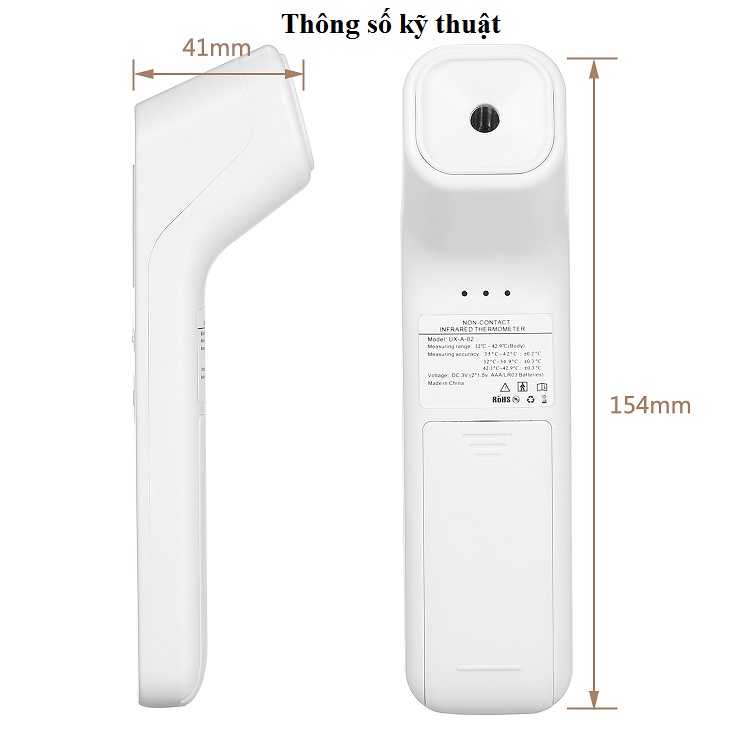 Nhiệt kế hồng ngoại đo trán UX-A-02
