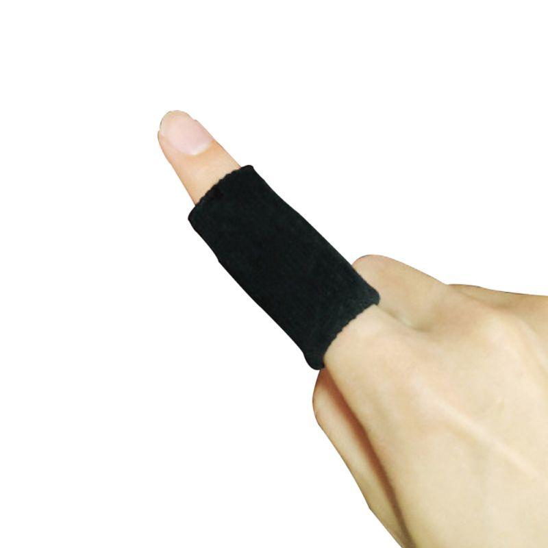 10 cái/đặt bóng chuyền cầu lông tay áo ngón tay có thể giặt được bảo vệ tay bảo vệ nẹp hỗ trợ bảo vệ thể thao Color: khaki
