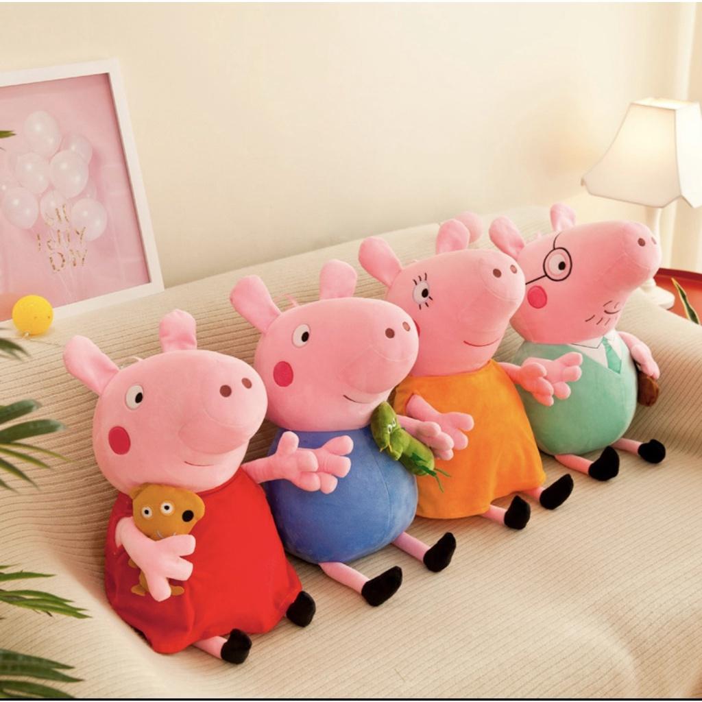 Gấu Bông Gia Đình Heo Peppa Cho Bé Cute Đáng Yêu 35cm