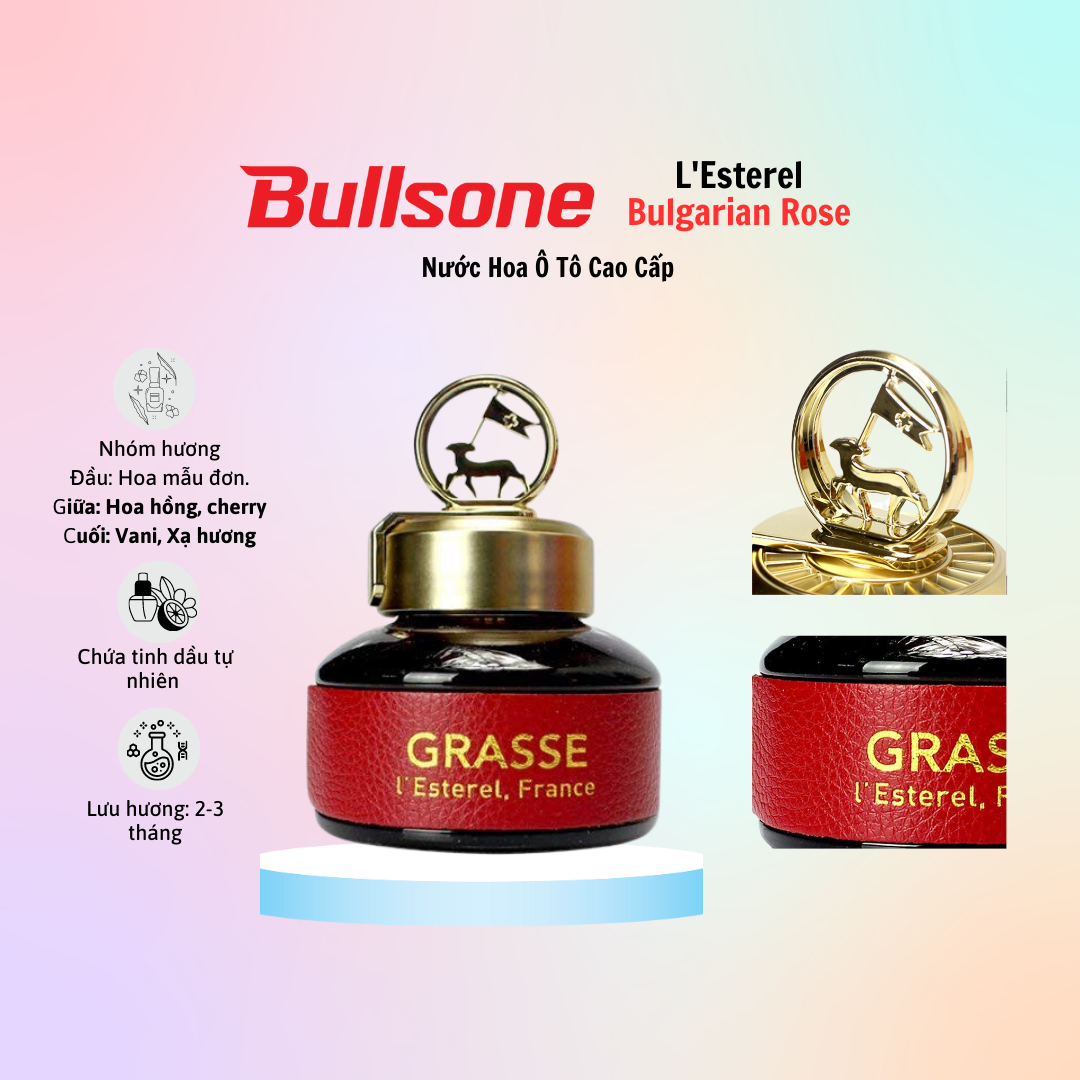 Nước Hoa Grasse L'Esterel - Bulgarian Rose Bullsone HQST30 - Hàng Chính Hãng