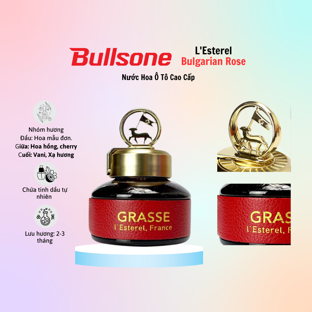 Nước Hoa Grasse L'Esterel - Bulgarian Rose Bullsone HQST30 (110ml) - Hàng Chính Hãng