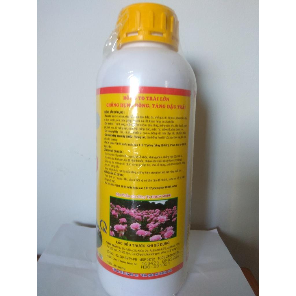 Phân bón lá Humic Acid 322 nhãn vàng - chai 1 lít