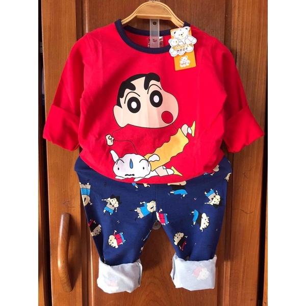 Bộ xuất Hàn dài tay cho bé trai 15-23kg