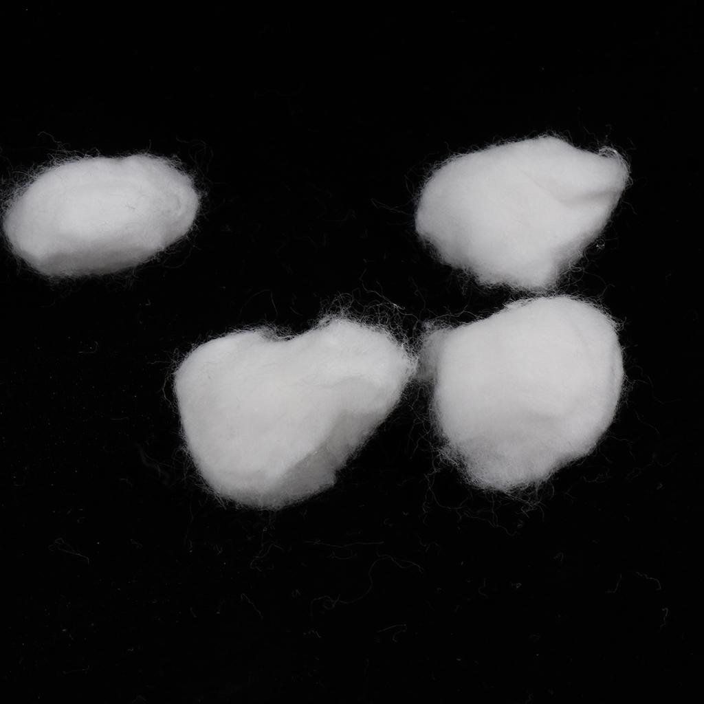 10 pack Cute Cartoon Small Cotton Balls for Hamster Guinea Pig Hamster white