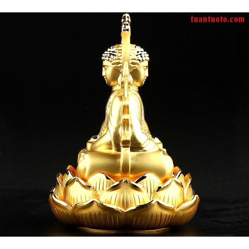 Tượng phật bà mạ vàng để ô tô