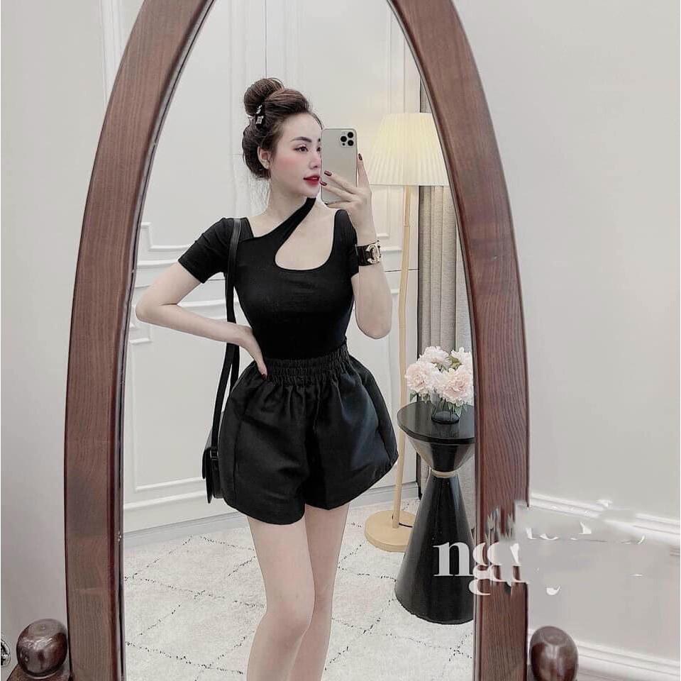 Áo Croptop Kiểu Hở Vai