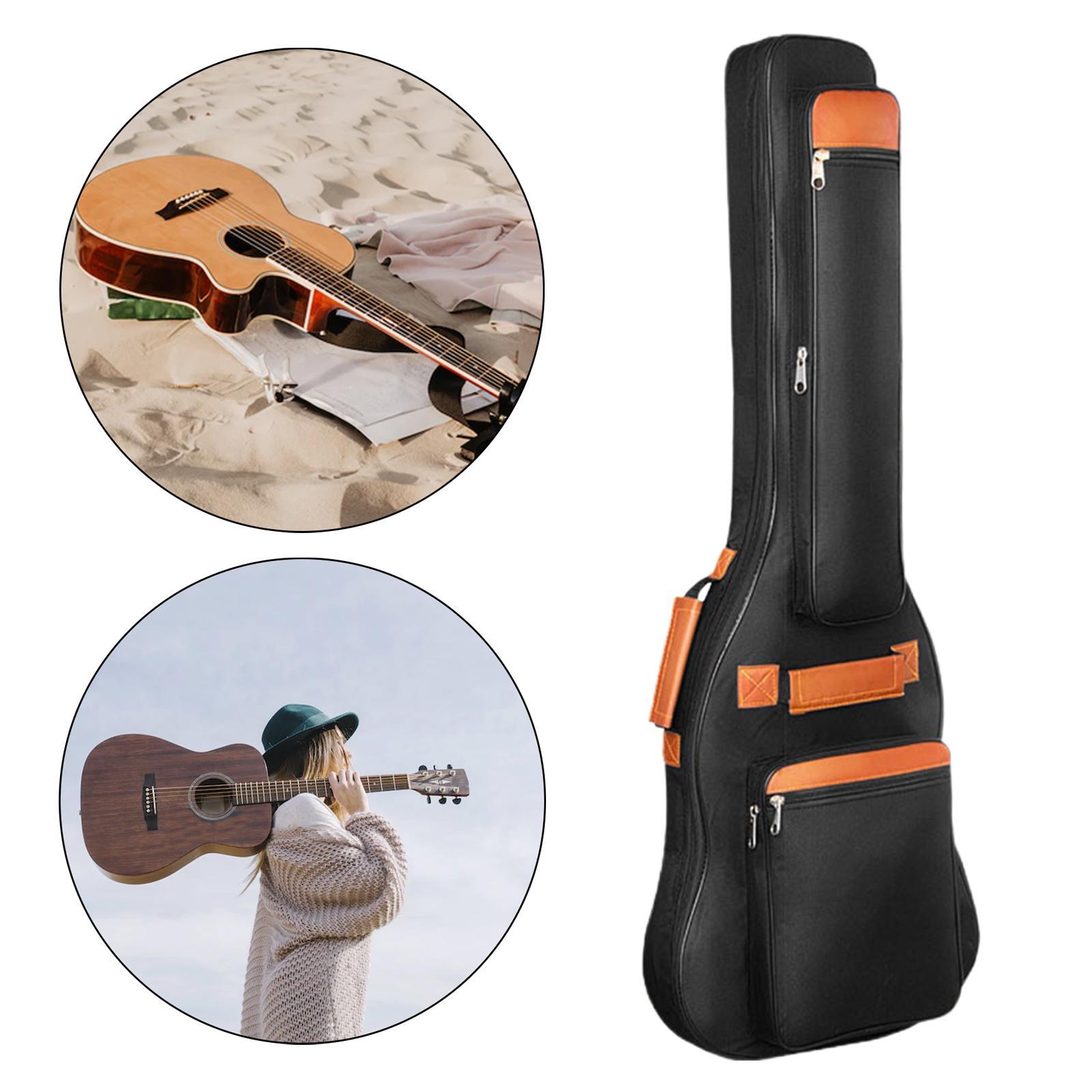 Electric Guitar Bag Backpack Acoustic Guitar Case Oxford Cloth Waterproof