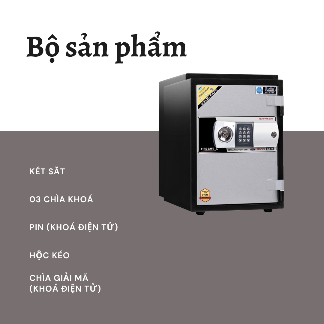 Két Sắt Chống Cháy Solid SLS-49