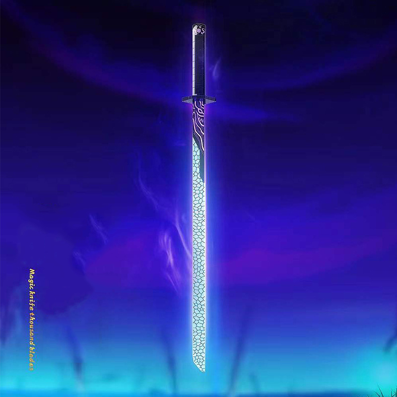 Đồ Chơi Lắp Ráp Mô Hình Thanh Kiếm Dạ Quang Phát Sáng Magic Knife Thousand Blades No.720 Với 836 Mảnh Ghép