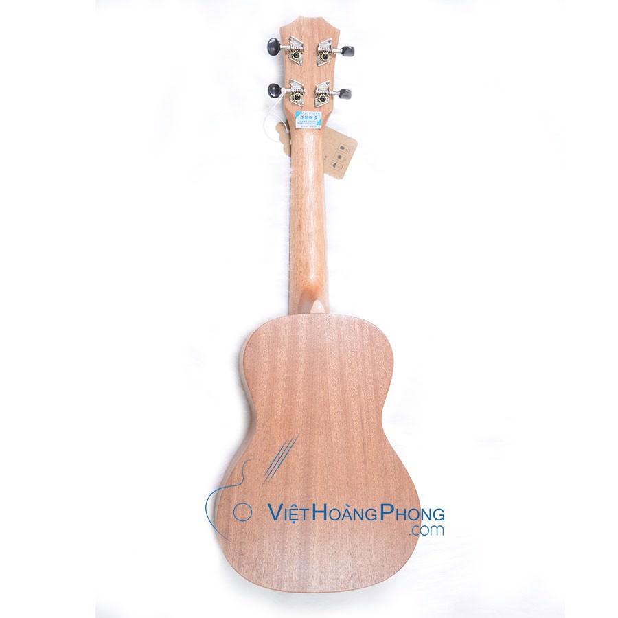 Đàn Ukulele Concert Music Cá Heo (Dolphin) + Tài liệu học,phím gảy,sách học