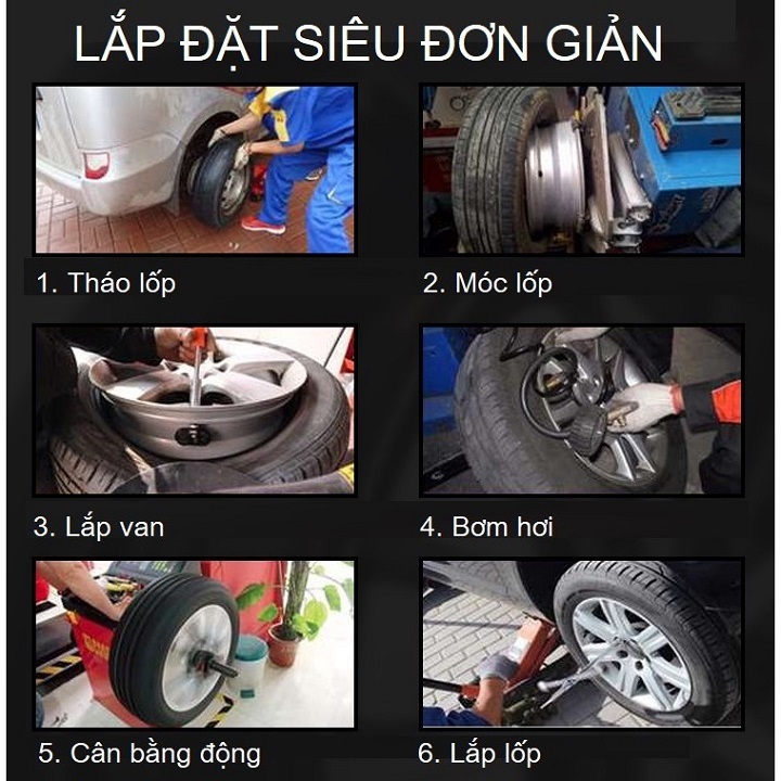 Cảm Biến Áp Suất Lốp TPMS Van Gắn Trong Bản Quốc Tế