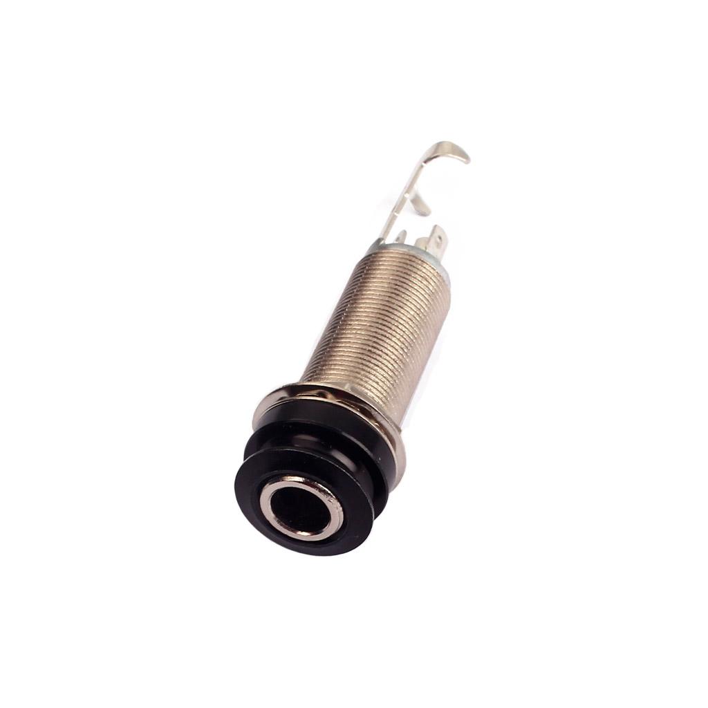 6.35mm 1/4'' Bass Guitar End Pin Stereo Output Plug for Acoustic Guitar