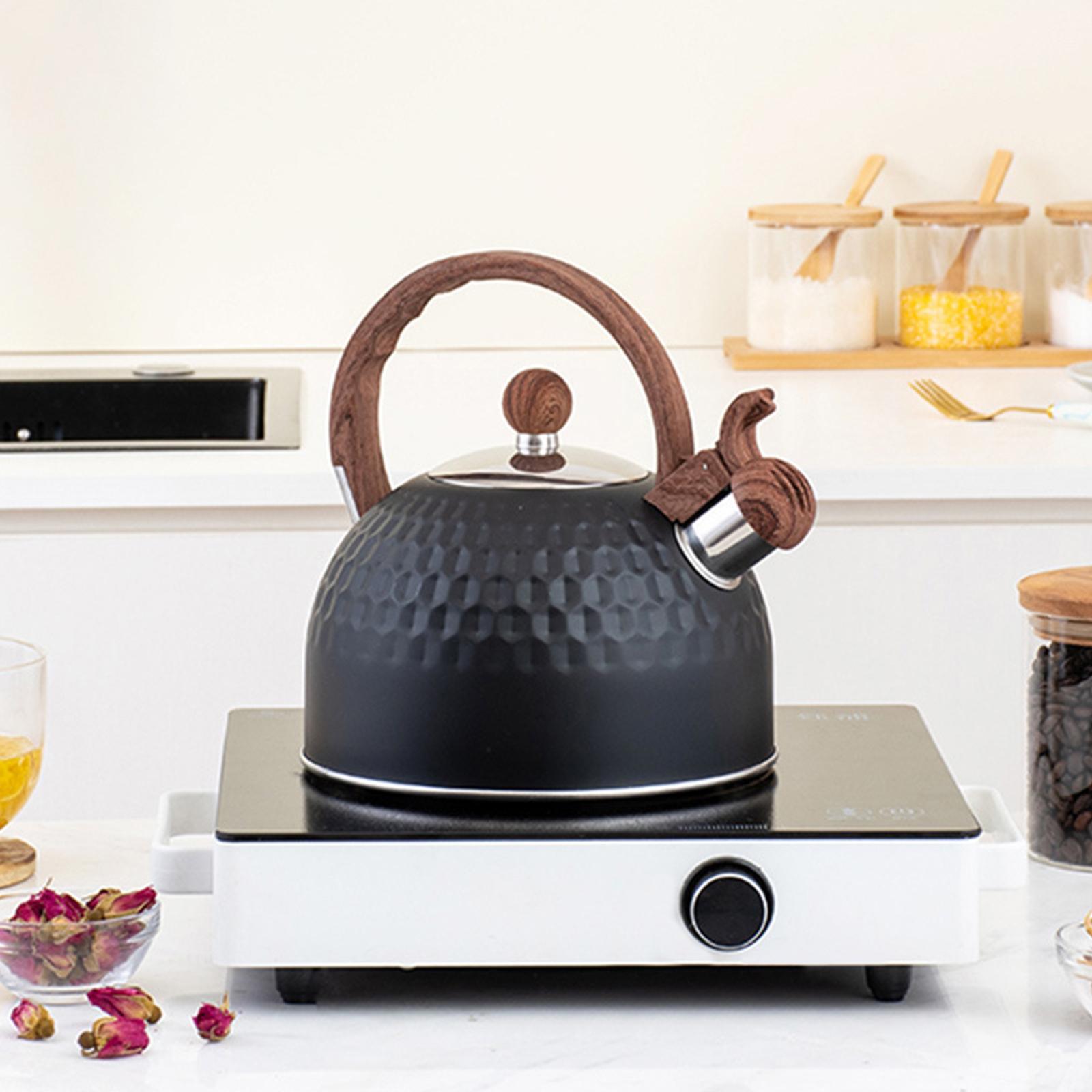 Whistling Tea Kettle 2.5L Hammer Pattern Automatic Whistle Teapot for Cooker