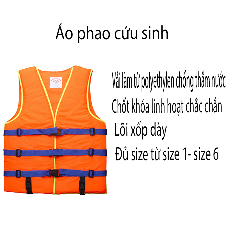 Áo Phao Bơi cứu hộ cho người lớn và trẻ em