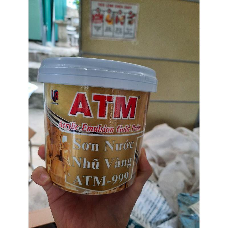 Sơn nước nhũ vàng ATM-999 hộp 980g