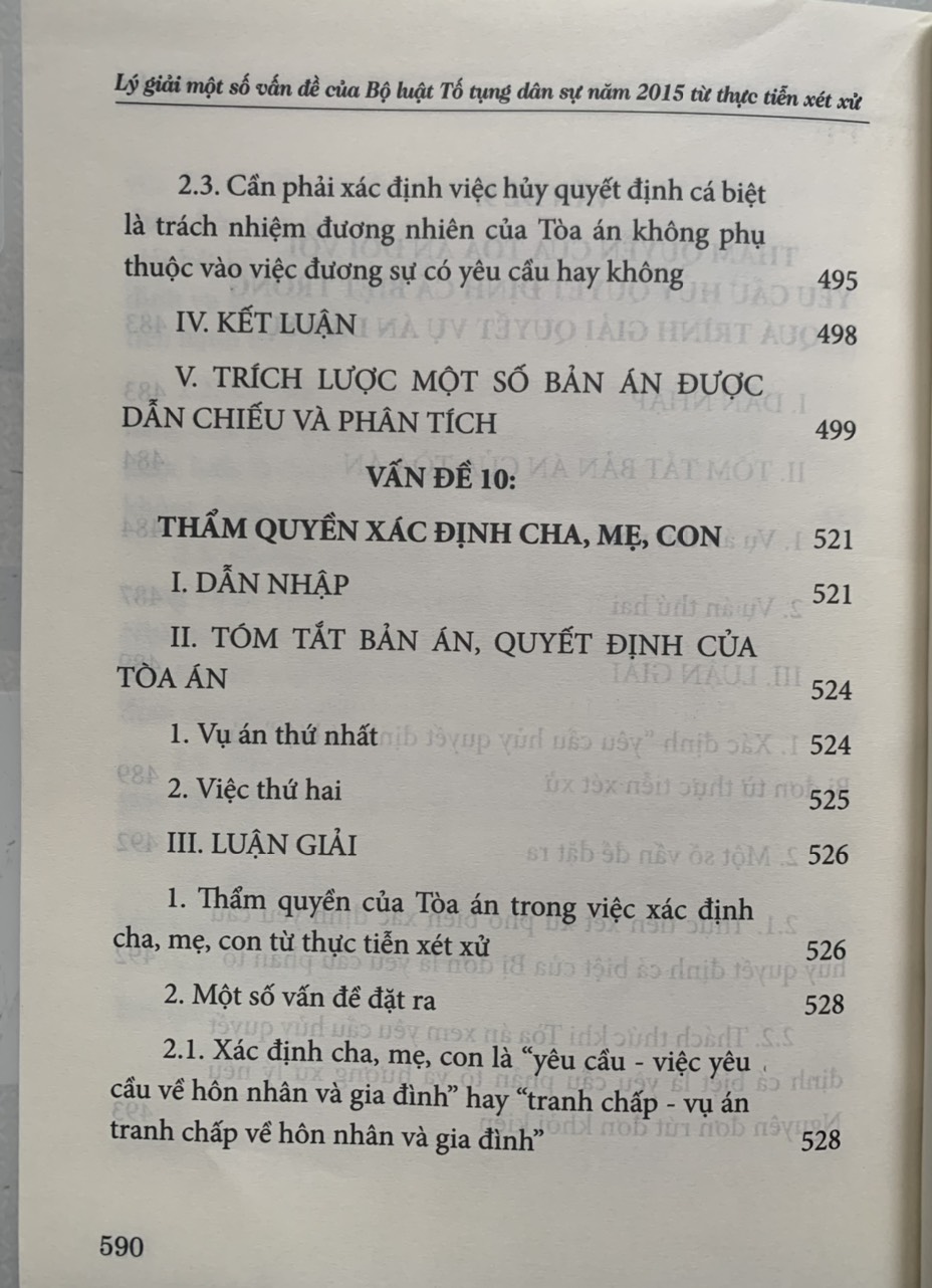 Lý giải một số vấn của Bộ luật Tố tụng dân sự năm 2015 từ thực tiễn xét xử (tái bản lần thứ nhất, có sửa đổi, bổ sung)