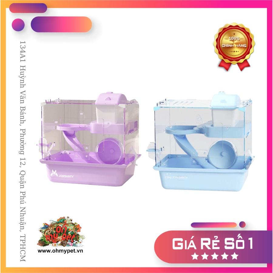 Lồng Hamster Lâu Đài Acrylic Trong Suốt Chống Lạnh Cho Thú Cưng