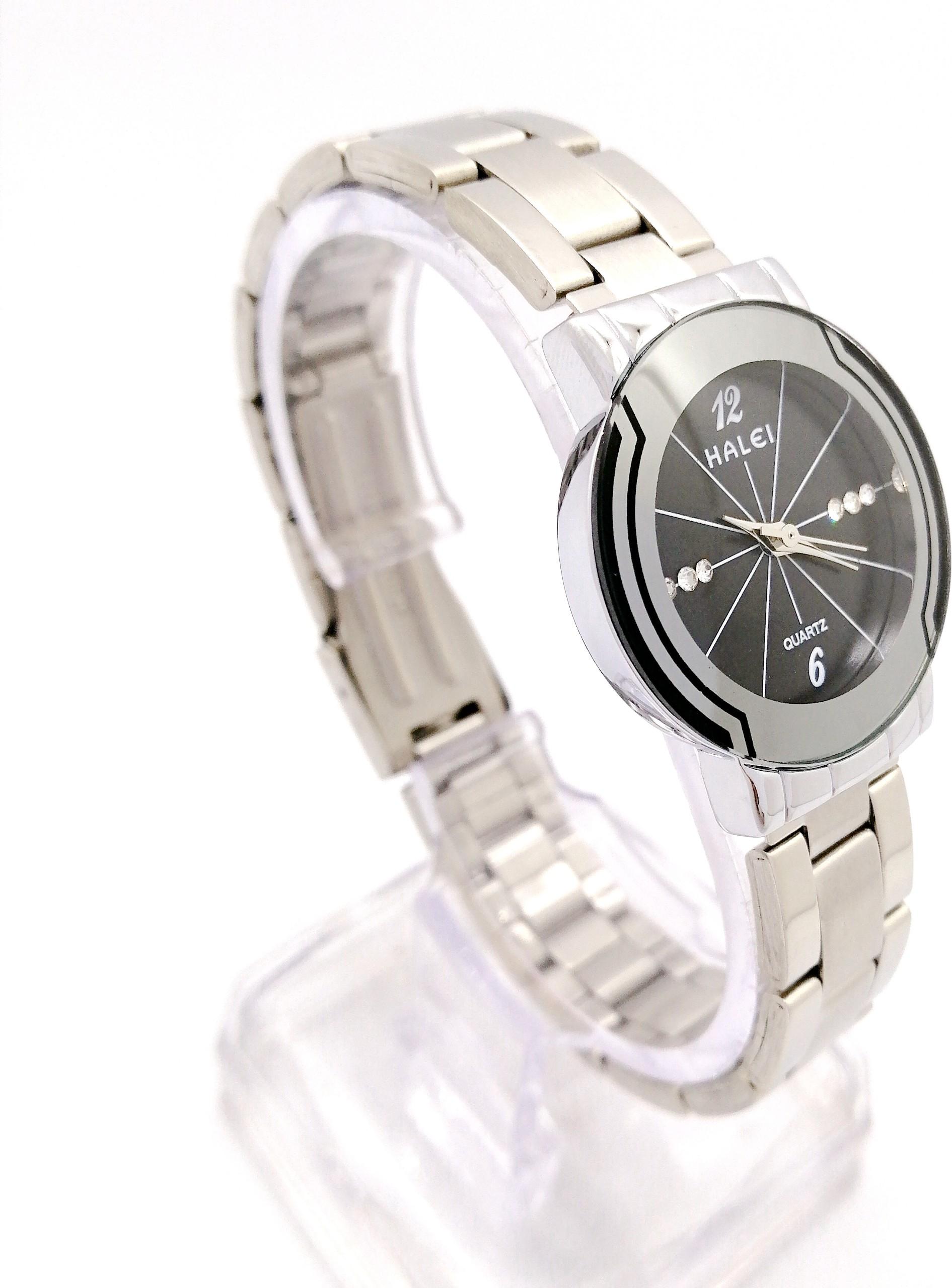 Đồng hồ Nữ Halei - HL4570 Dây trắng