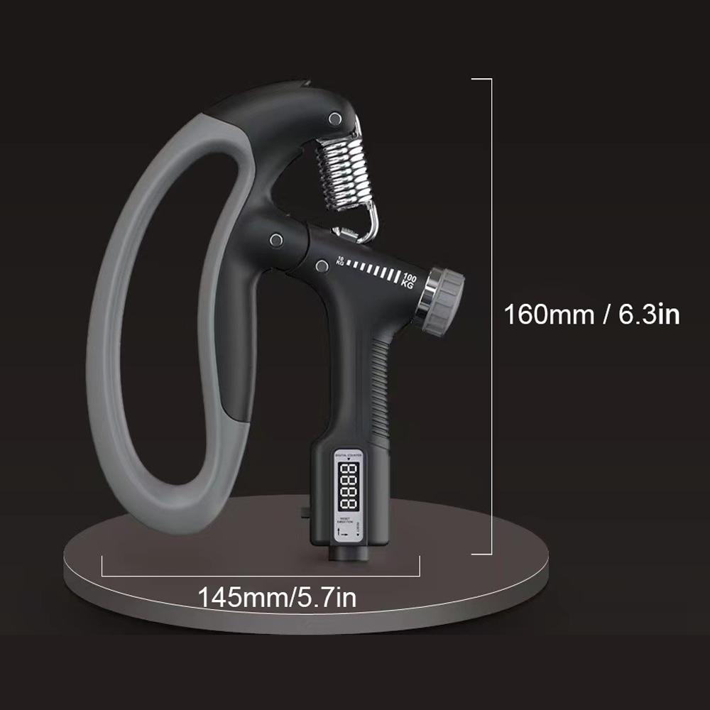 LCD Display Hand Grip Strengthener Arm Muscle Strength Trainer Hand Grip Strength Training Equipment Body Building Gym Exercises Hand Gripper