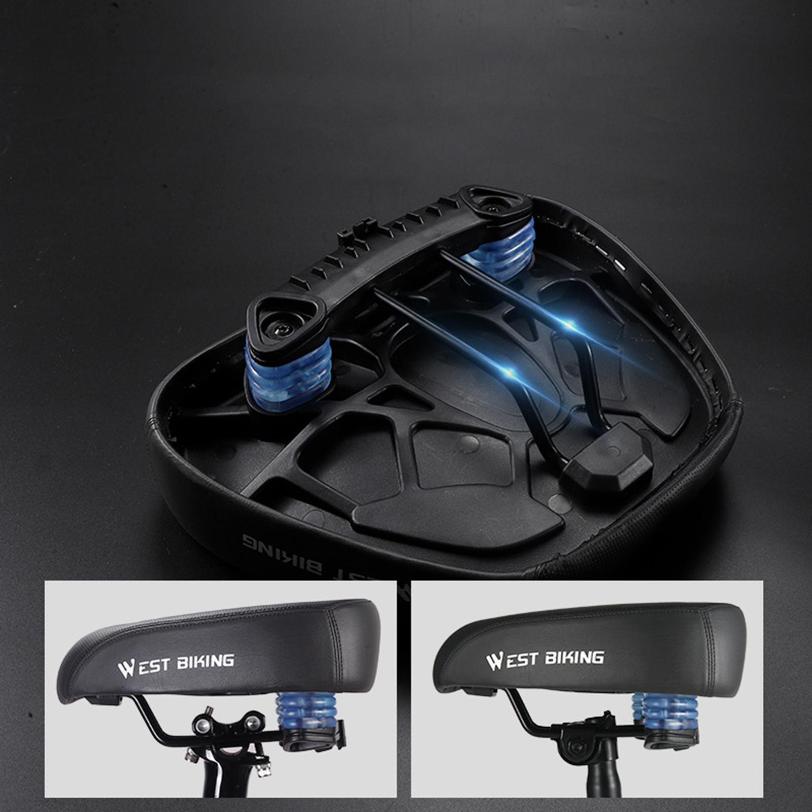 Dual Pad Bike Cushion Wide Comfort Saddle Seat Pad