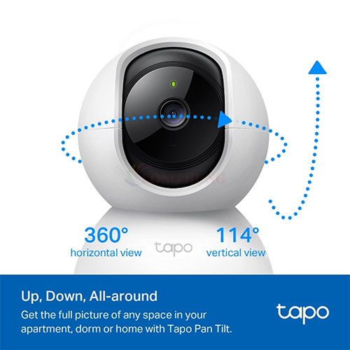 Camera trong nhà TP-Link Tapo AI Pan/Tilt Home Security Wifi 2K TC71 - Hàng chính hãng