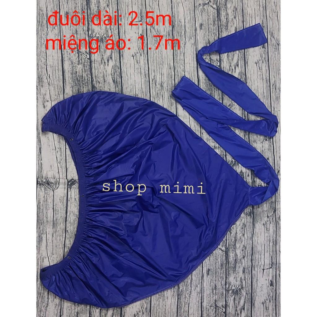 Túi Bạt áo vệ sinh bảo dưỡng điều hòa máy lạnh có đuôi - Xanh Bích - KD