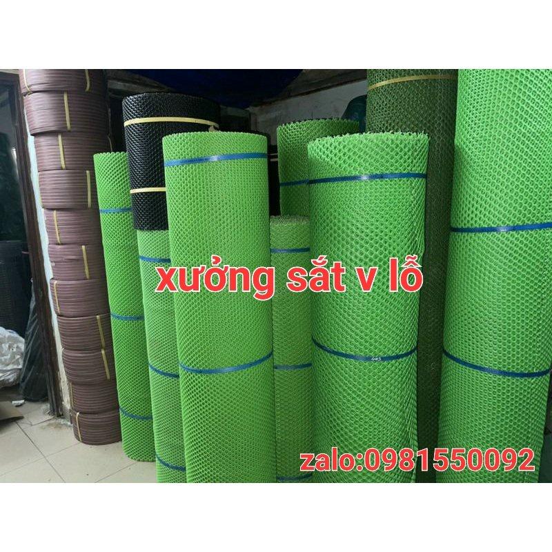 Lưới nhựa mắt cáo màu xanh làm hàng rào,làm chuồng .che chắn côn trùng