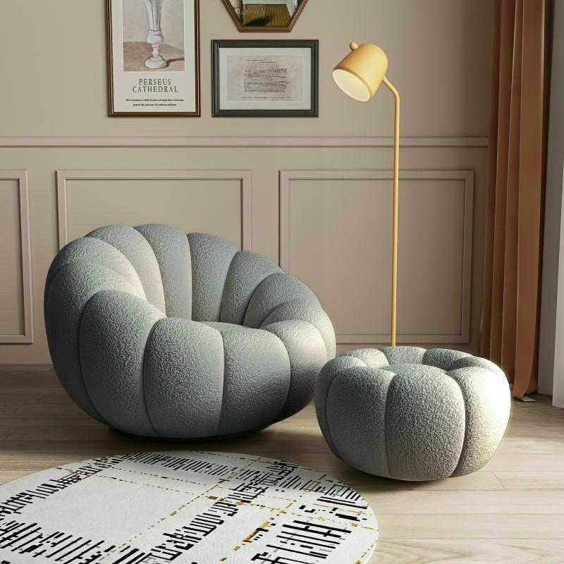 Ghế sofa thư giãn bí ngô kèm đôn