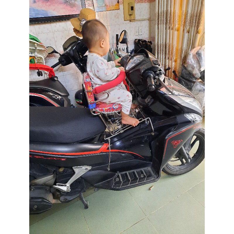 Ghế ngồi xe Air Blade có tựa lưng , xếp gọn , có vòng bảo hiểm an toàn , GHẾ SỐ GẬP AB CÓ VÒNG