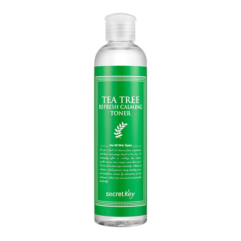 Nước hoa hồng dành cho da mụn, làm dịu mát làn da Secret Key Tea Tree Refresh Calming Toner 248ml