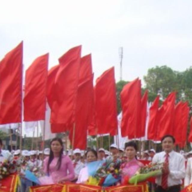 Cờ hồng kỳ 0,6x1,2m