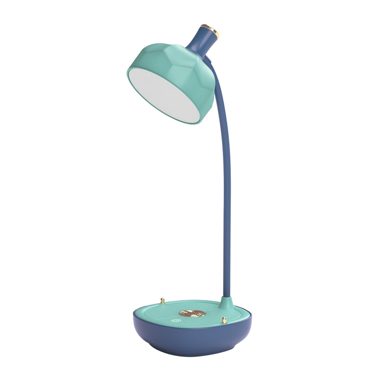 Dimmable LED Light Bedside Reading Lamp Touch Sensor USB Charging Pink