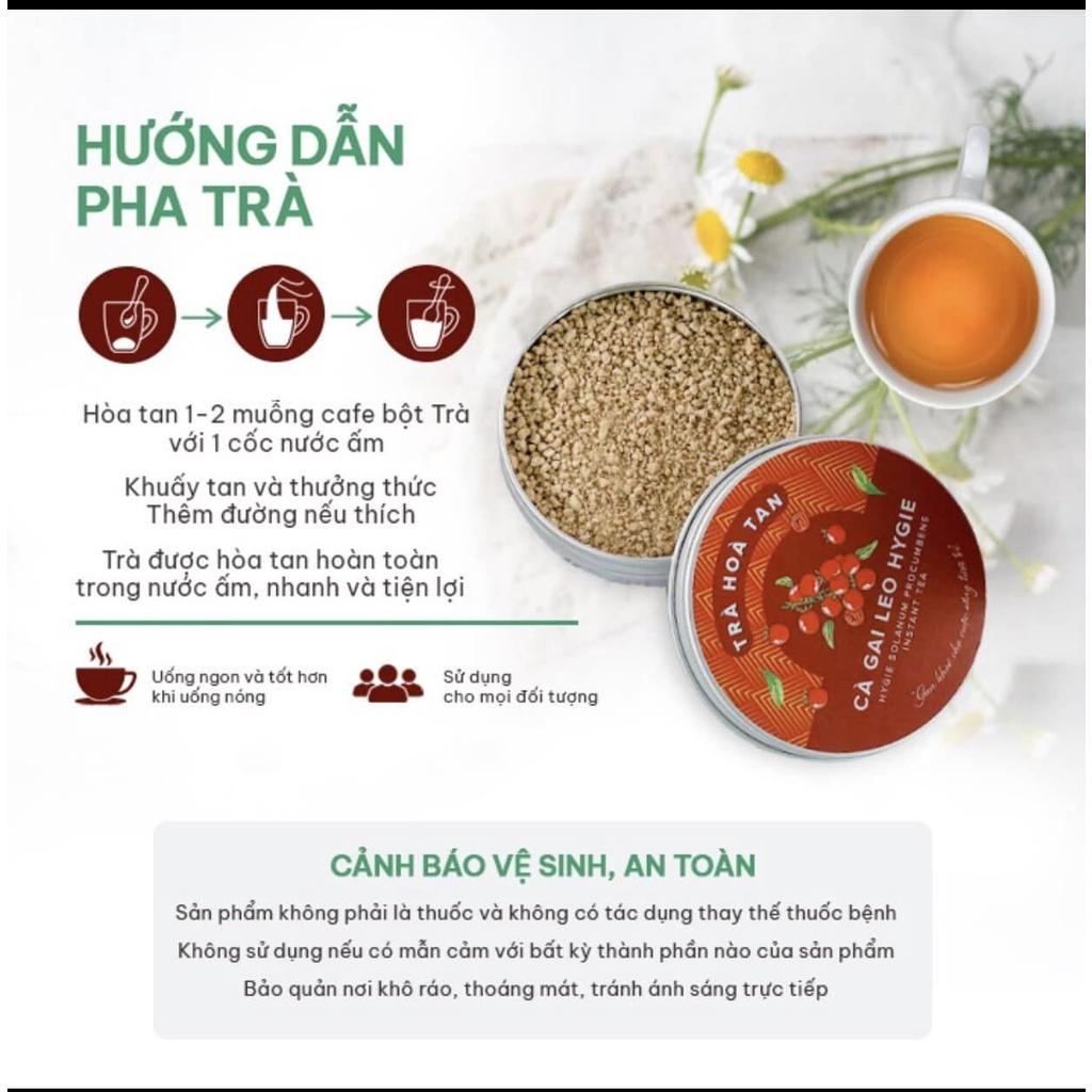 Trà cà gai leo hòa tan Hygie hộp giấy 120g - tiện lợi, thơm ngon, đậm đặc, hiệu quả giải độc gan