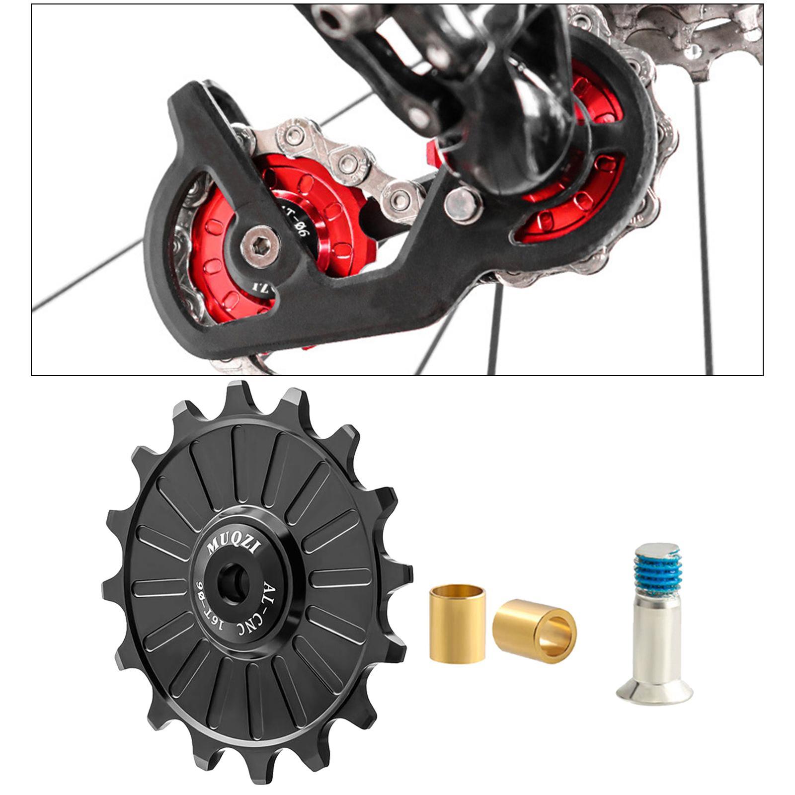 Bike Wheel, Alloy Rear Derailleur Jockey Wheel Rear Derailleur Pulley Bike Accessories