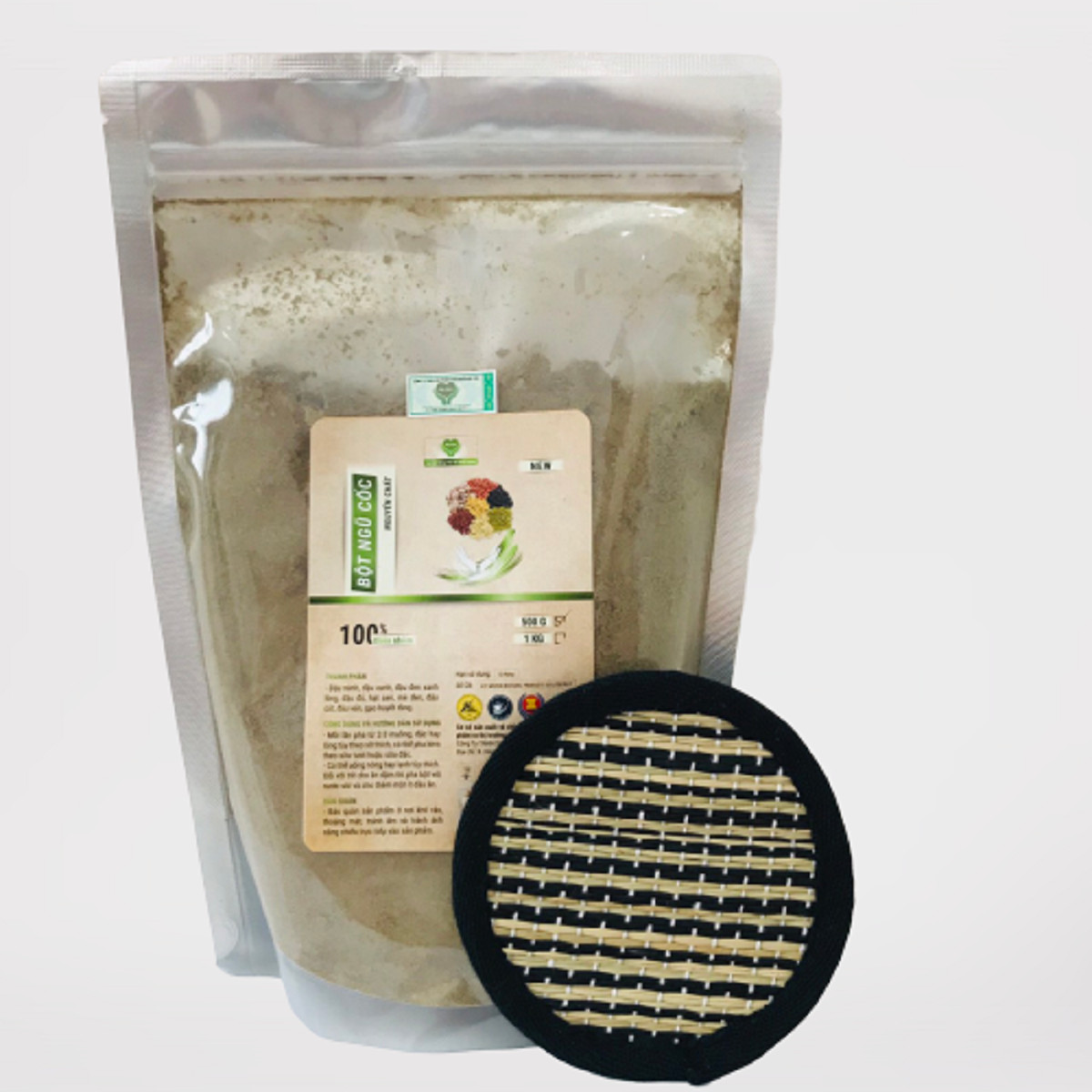 Bột ngũ cốc Mẹ Ken 500gr tặng kèm miếng lót ly