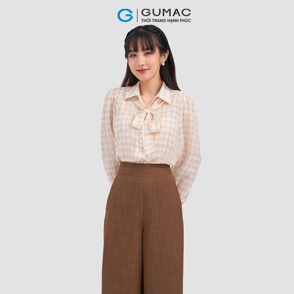 Quần ống rộng thời trang GUMAC QC11002