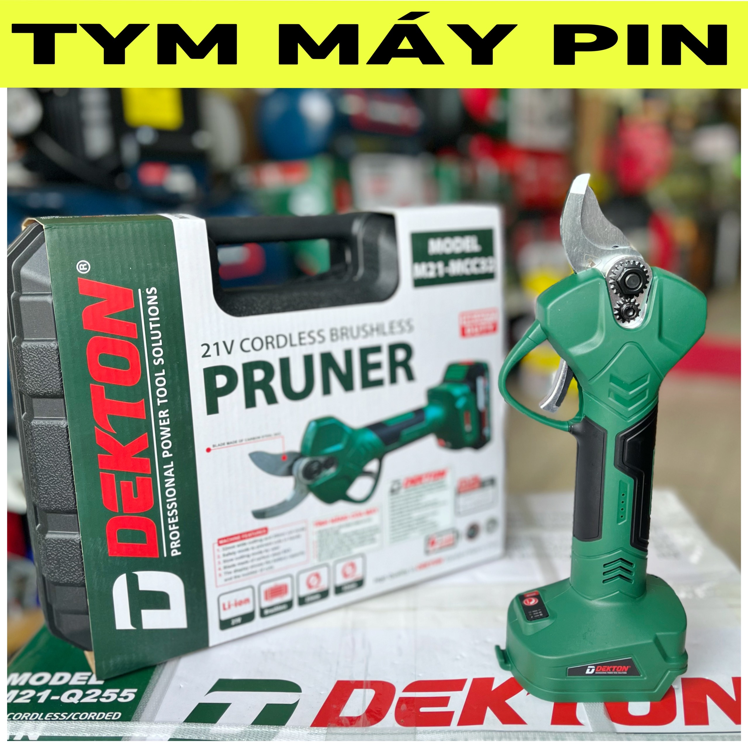 Thân Kéo Cắt Cành Dùng Pin Dekton M21-MCC32 – TYM MÁY PIN