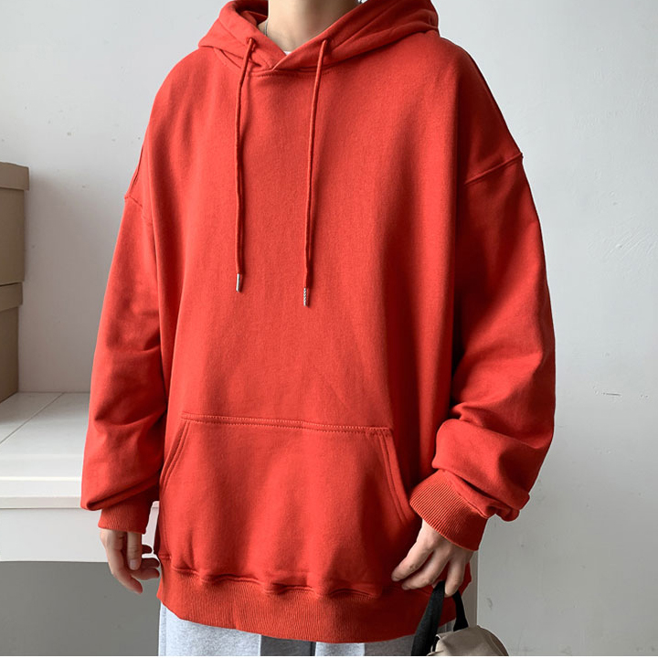 Áo Hoodie Nỉ Bông Trơn MonsterX Form Rộng 5 màu (unisex nam nữ đều mặc được