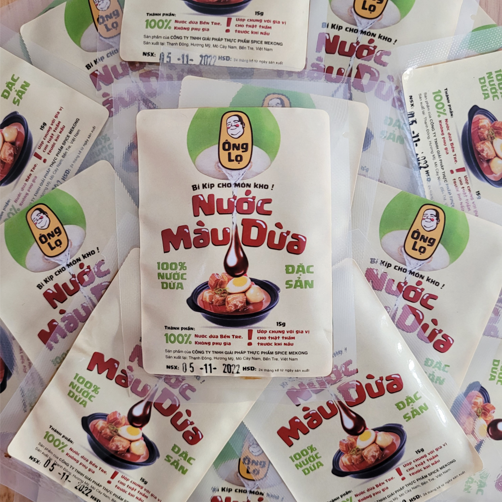 Nước Màu Dừa Ông Lọ Gói 15g