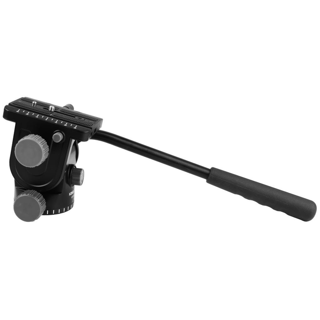 Professional Video Fluid Head Tripod Head with 1/4 Screws Release Plate