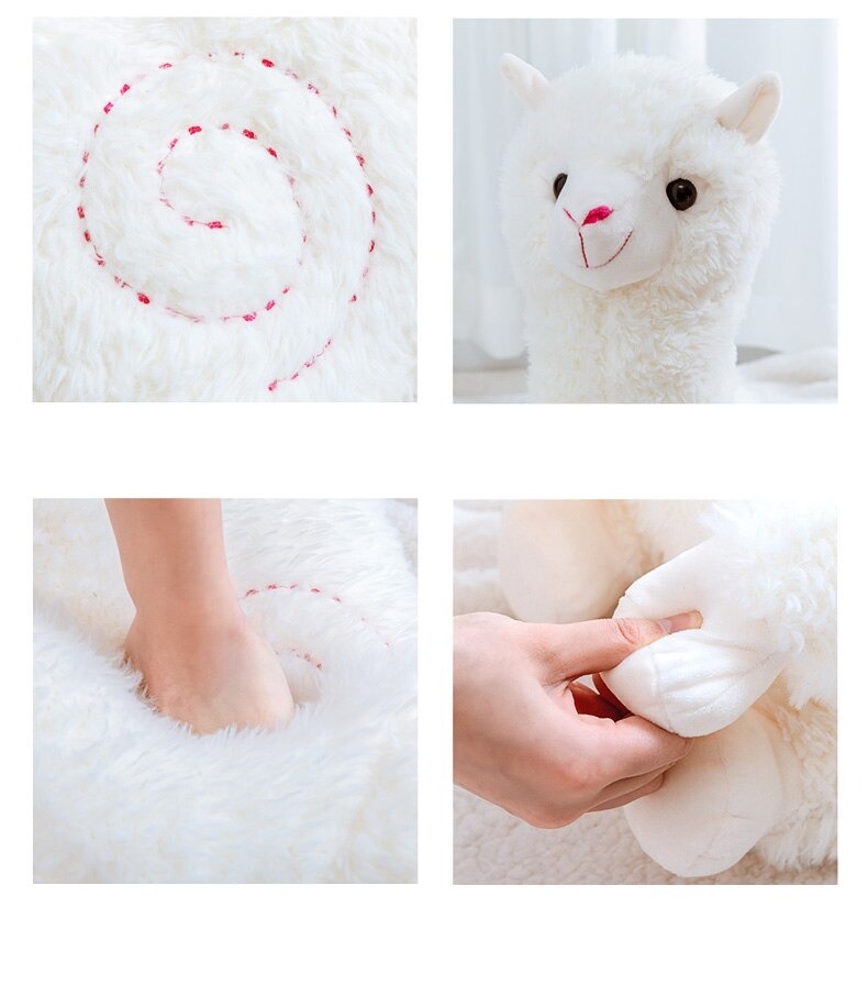 Gấu bông lạc đà Alpaca – Nhiều mầu - Size 28 cm – Quà tặng thú nhồi siêu dễ thương – Gối ôm cho bé ngủ ngon