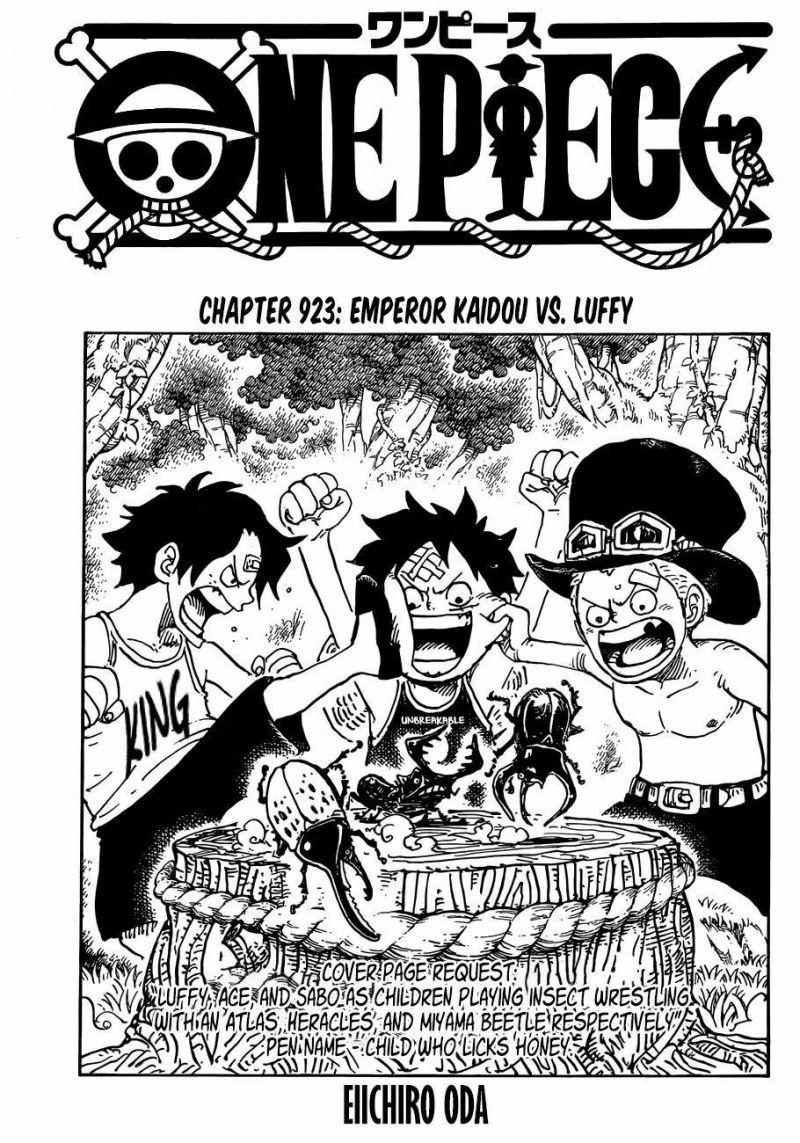đảo hải tặc - one piece chapter 923 1