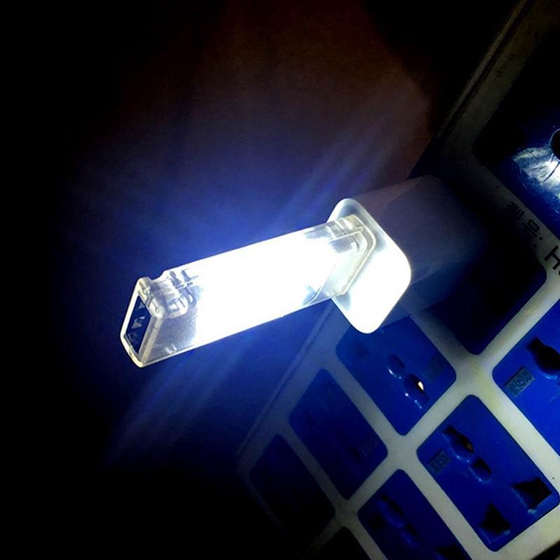 Đèn đọc sách mini 12 bóng LED 2 mặt sạc USB