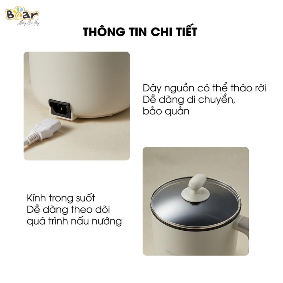 Nồi nấu lẩu đa năng Bear DRG-C12K1 - Hàng chính hãng