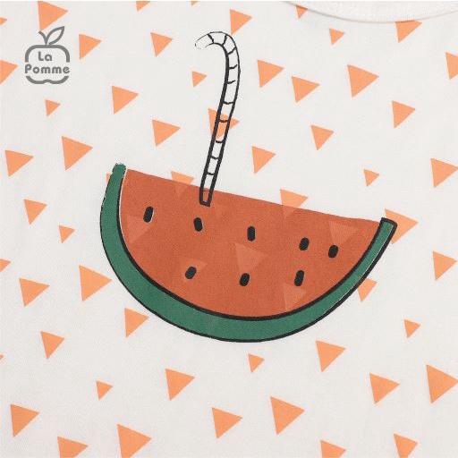 Bộ đồ cộc tay La Pomme Watermelon Juice - Cam